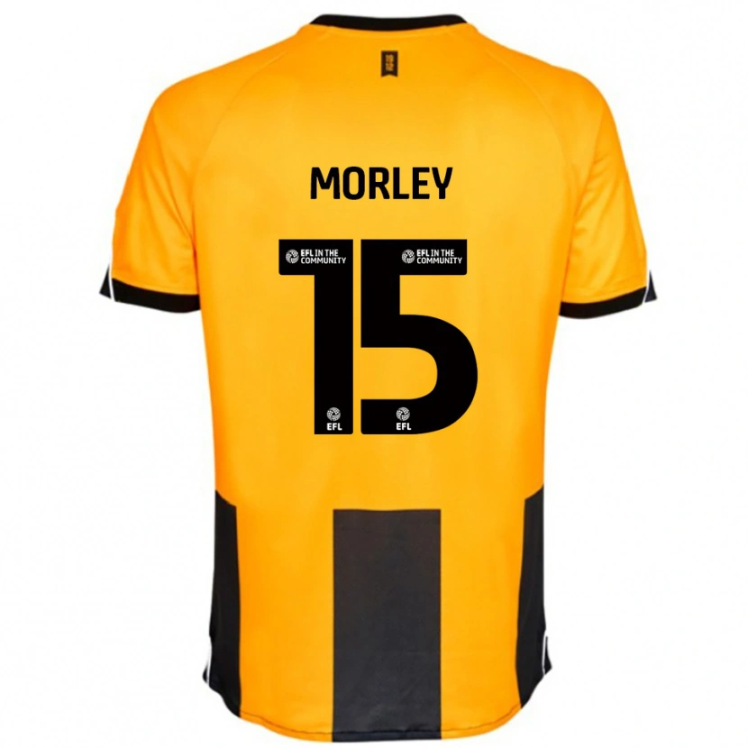 Danxen Kinder Jess Morley #15 Orange Schwarz Heimtrikot Trikot 2025/26 T-Shirt Österreich