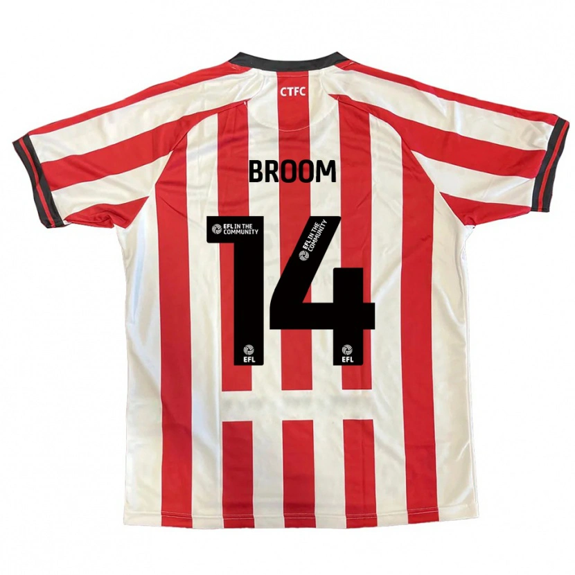 Danxen Kinder Ryan Broom #14 Rot Weiß Schwarz Heimtrikot Trikot 2025/26 T-Shirt Österreich