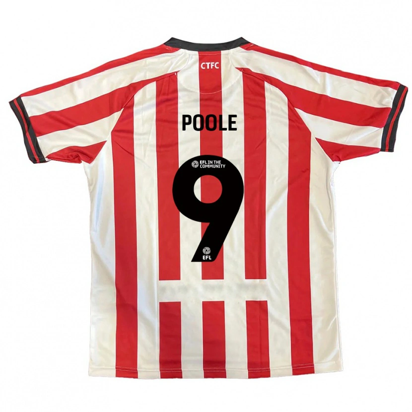 Danxen Kinder Phoebie Poole #9 Rot Weiß Schwarz Heimtrikot Trikot 2025/26 T-Shirt Österreich