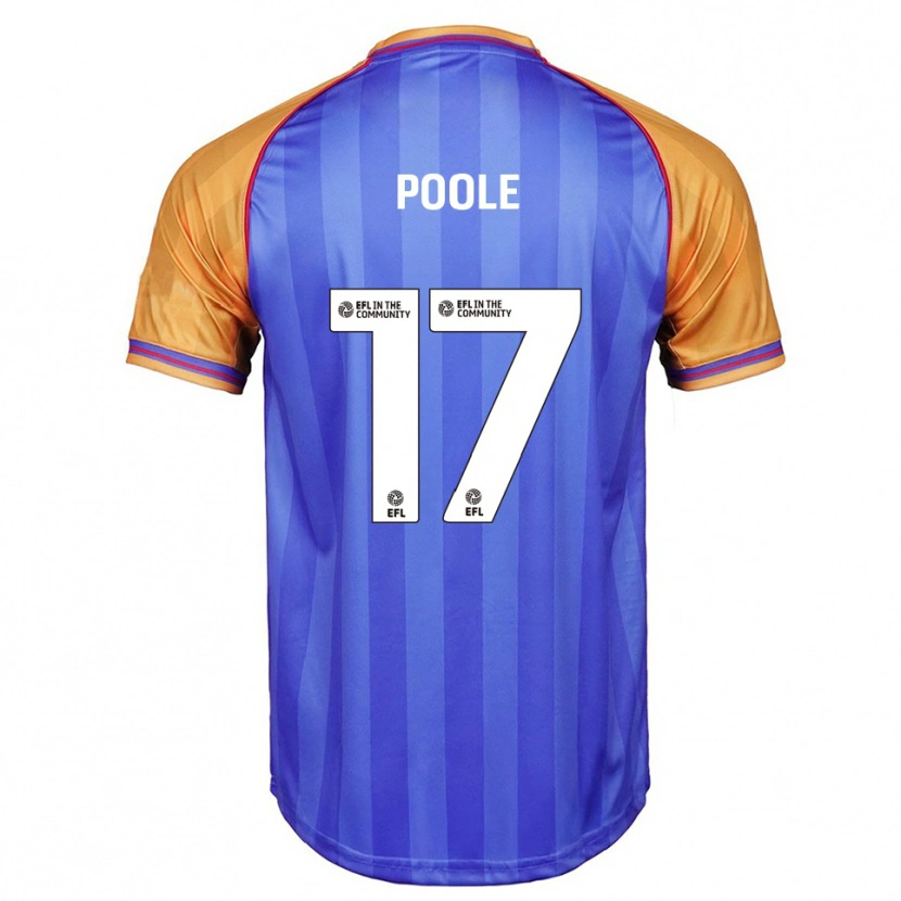 Danxen Kinder Mia Poole #17 Blau Orange Heimtrikot Trikot 2025/26 T-Shirt Österreich