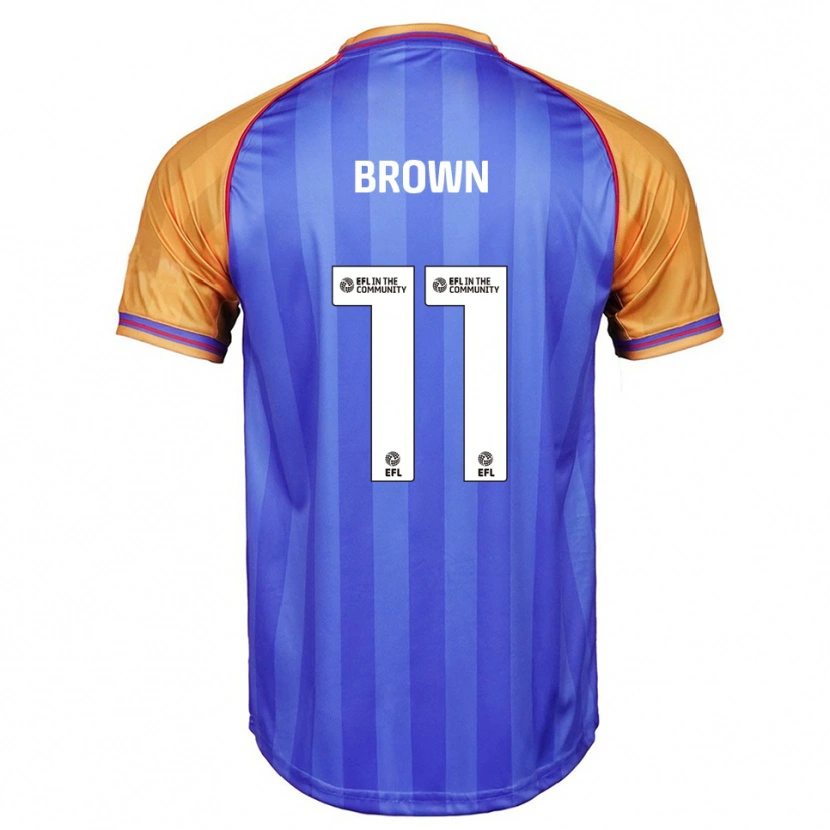 Danxen Kinder Lucy Brown #11 Blau Orange Heimtrikot Trikot 2025/26 T-Shirt Österreich
