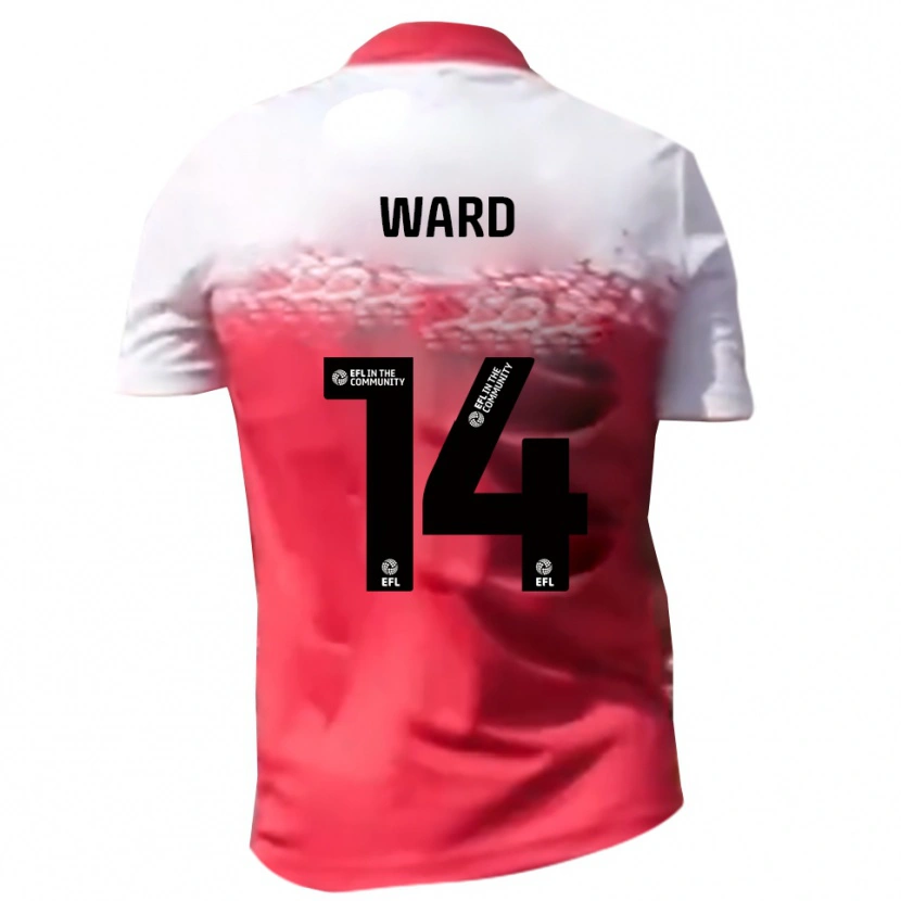 Danxen Kinder Benn Ward #14 Rot Weiß Heimtrikot Trikot 2025/26 T-Shirt Österreich