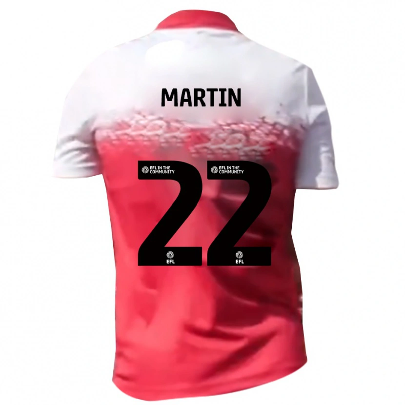 Danxen Kinder Dan Martin #22 Rot Weiß Heimtrikot Trikot 2025/26 T-Shirt Österreich