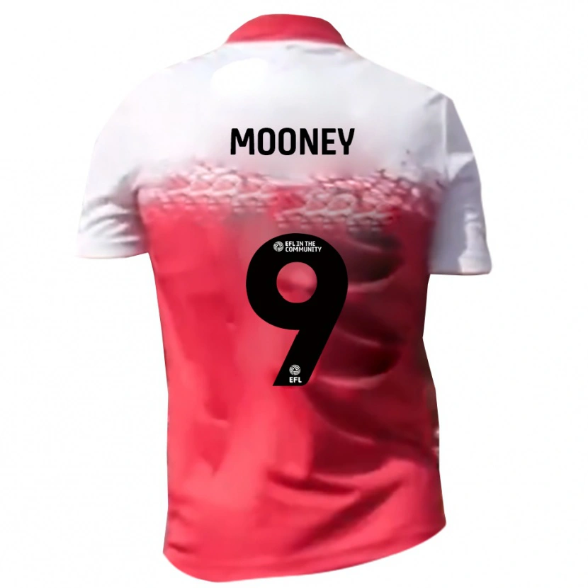 Danxen Kinder Kelsey Mooney #9 Rot Weiß Heimtrikot Trikot 2025/26 T-Shirt Österreich
