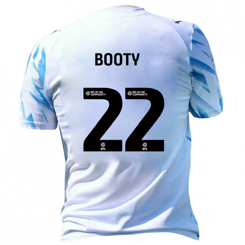 Danxen Kinder Regan Booty #22 Weiß Himmelblau Heimtrikot Trikot 2025/26 T-Shirt Österreich