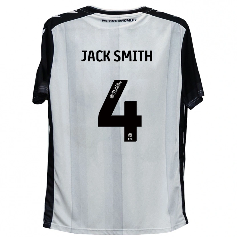 Danxen Kinder Jack Smith #4 Weiß Schwarz Heimtrikot Trikot 2025/26 T-Shirt Österreich