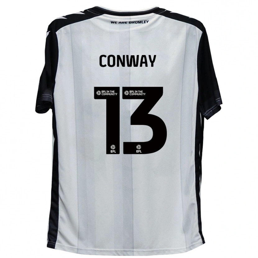 Danxen Kinder Monty Conway #13 Weiß Schwarz Heimtrikot Trikot 2025/26 T-Shirt Österreich