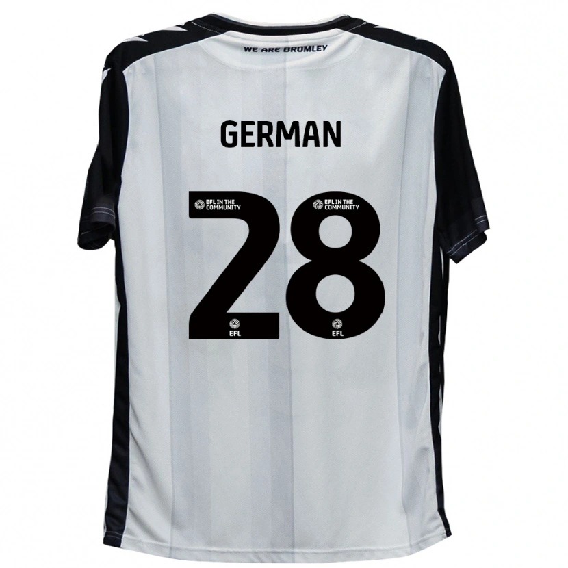 Danxen Kinder Sam German #28 Weiß Schwarz Heimtrikot Trikot 2025/26 T-Shirt Österreich