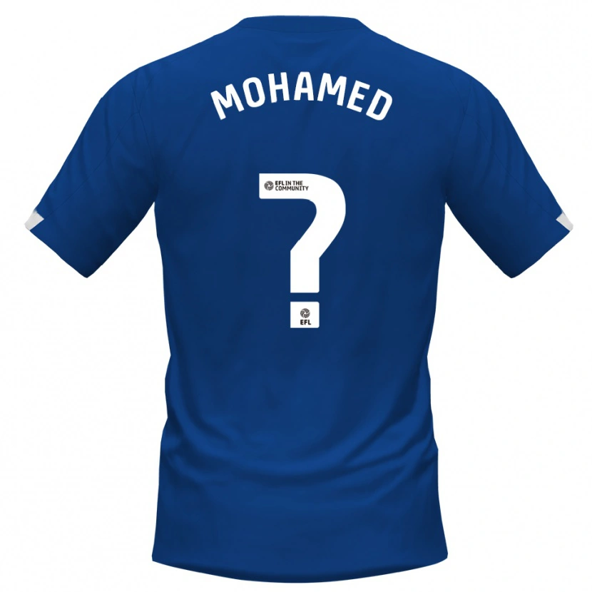 Danxen Kinder Mohssen Mohamed #0 Blau Weiß Heimtrikot Trikot 2025/26 T-Shirt Österreich