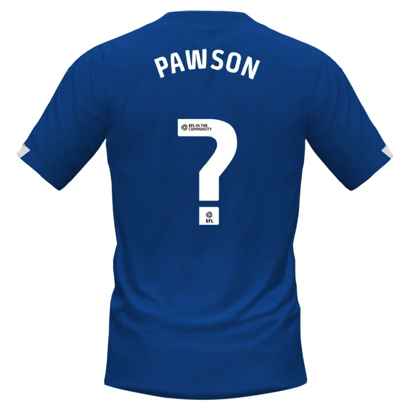 Danxen Kinder Thomas Pawson #0 Blau Weiß Heimtrikot Trikot 2025/26 T-Shirt Österreich