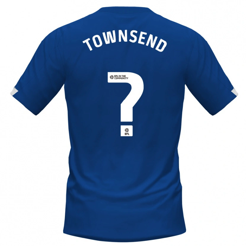 Danxen Kinder Kadi Townsend #0 Blau Weiß Heimtrikot Trikot 2025/26 T-Shirt Österreich
