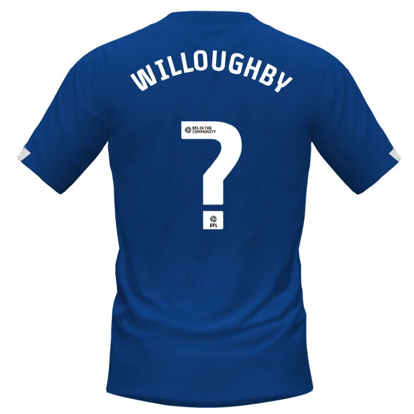 Danxen Kinder Holly Willoughby #0 Blau Weiß Heimtrikot Trikot 2025/26 T-Shirt Österreich