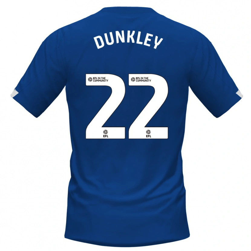 Danxen Kinder Chey Dunkley #22 Blau Weiß Heimtrikot Trikot 2025/26 T-Shirt Österreich