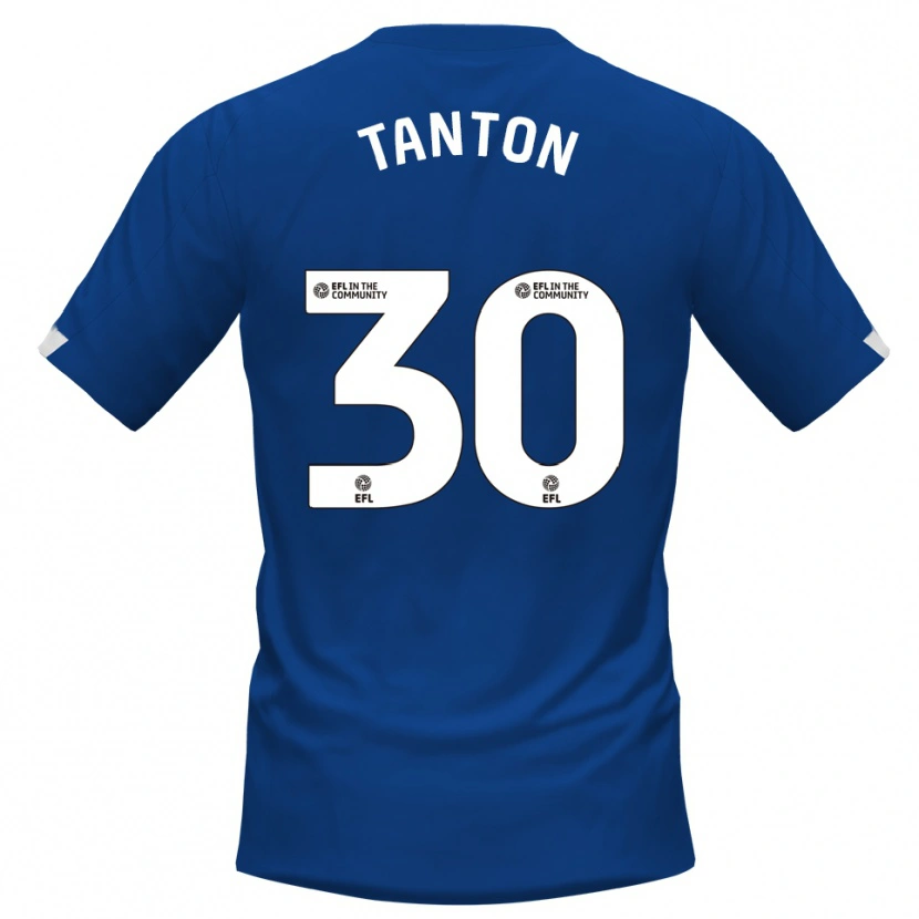 Danxen Kinder Devan Tanton #30 Blau Weiß Heimtrikot Trikot 2025/26 T-Shirt Österreich