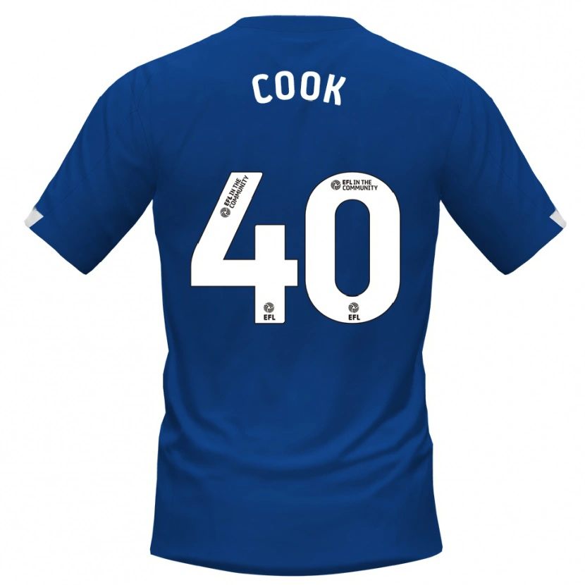 Danxen Kinder Connor Cook #40 Blau Weiß Heimtrikot Trikot 2025/26 T-Shirt Österreich
