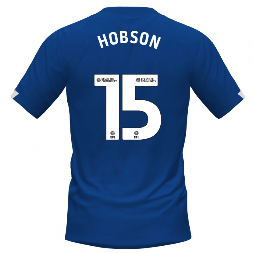 Danxen Kinder Bailey Hobson #15 Blau Weiß Heimtrikot Trikot 2025/26 T-Shirt Österreich