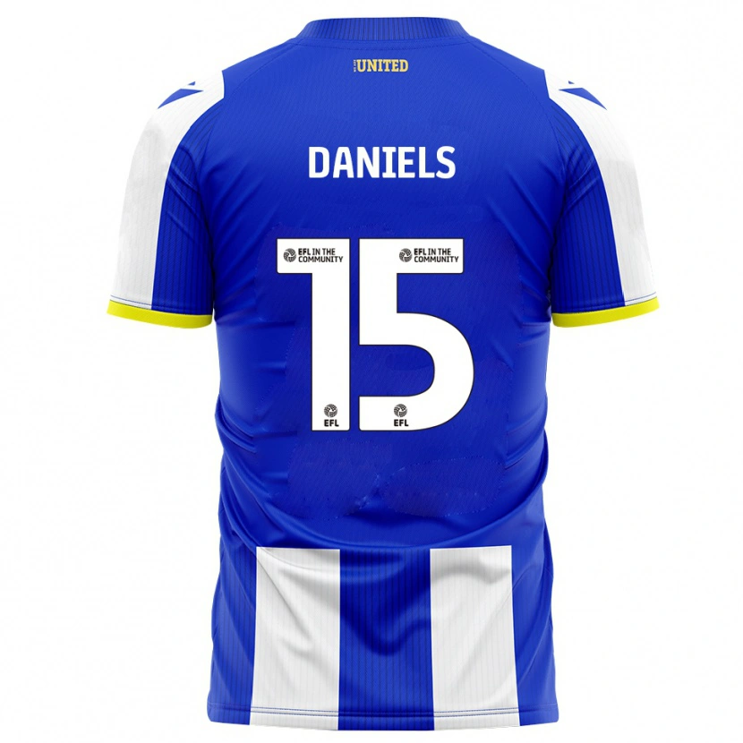 Danxen Kinder Learna Daniels #15 Blau Weiß Heimtrikot Trikot 2025/26 T-Shirt Österreich