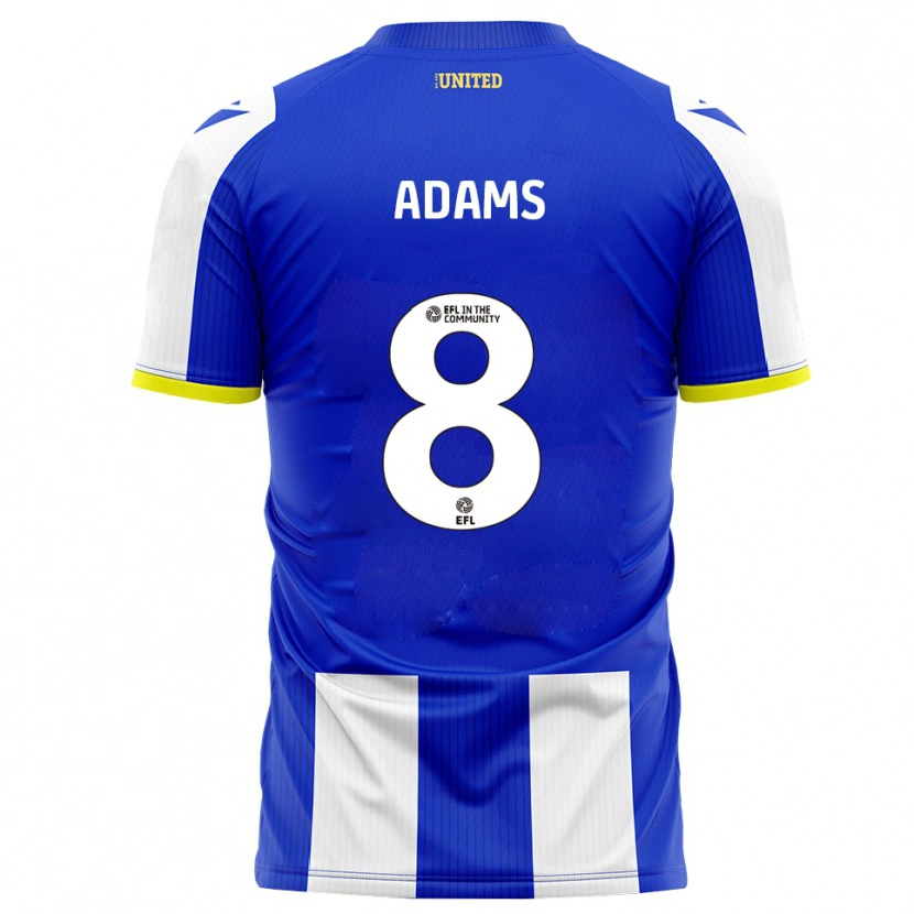 Danxen Kinder Thalia Adams #8 Blau Weiß Heimtrikot Trikot 2025/26 T-Shirt Österreich