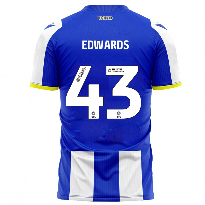 Danxen Kinder Frankie Edwards #43 Blau Weiß Heimtrikot Trikot 2025/26 T-Shirt Österreich