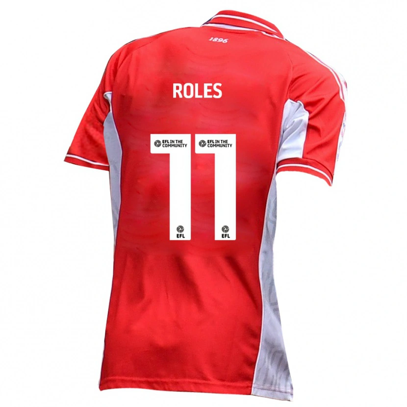 Danxen Kinder Jack Roles #11 Rot Weiß Heimtrikot Trikot 2025/26 T-Shirt Österreich