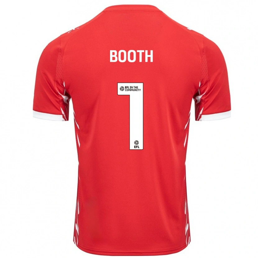 Danxen Kinder Tom Booth #1 Rot Weiß Heimtrikot Trikot 2025/26 T-Shirt Österreich