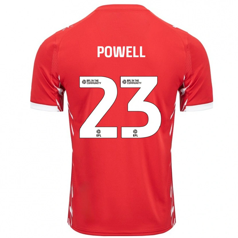 Danxen Kinder Jack Powell #23 Rot Weiß Heimtrikot Trikot 2025/26 T-Shirt Österreich
