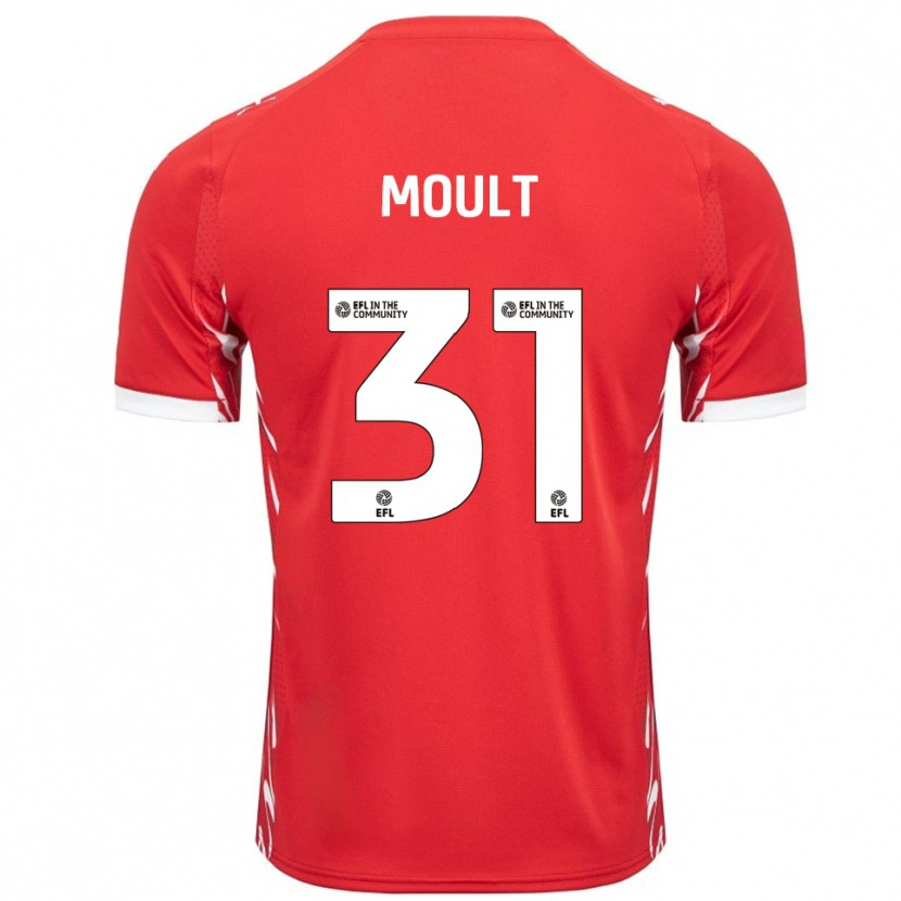 Danxen Kinder Louis Moult #31 Rot Weiß Heimtrikot Trikot 2025/26 T-Shirt Österreich