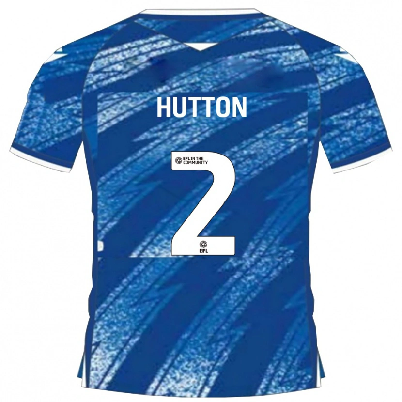 Danxen Kinder Remeao Hutton #2 Blau Weiß Heimtrikot Trikot 2025/26 T-Shirt Österreich