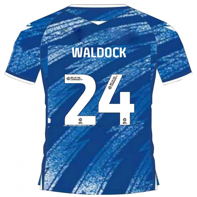 Danxen Kinder Harry Waldock #24 Blau Weiß Heimtrikot Trikot 2025/26 T-Shirt Österreich