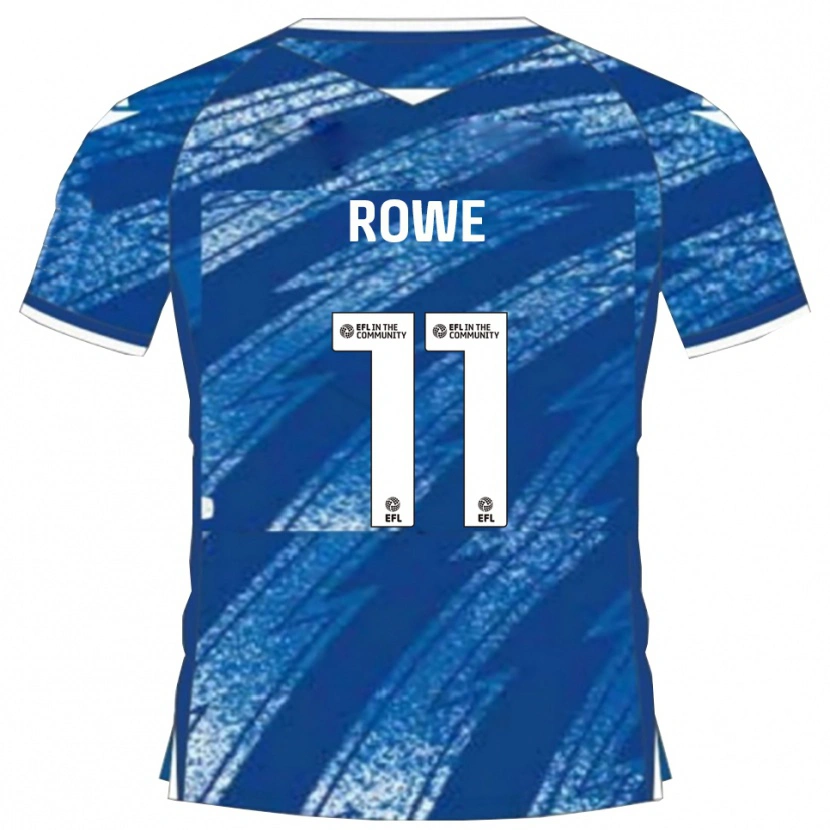 Danxen Kinder Aaron Rowe #11 Blau Weiß Heimtrikot Trikot 2025/26 T-Shirt Österreich