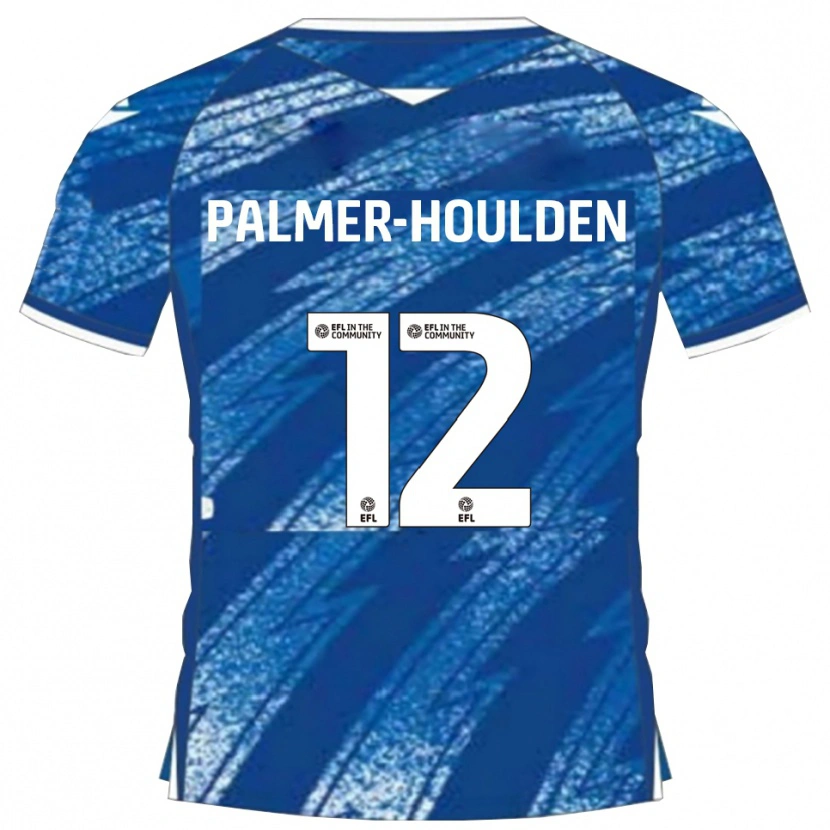Danxen Kinder Seb Palmer-Houlden #12 Blau Weiß Heimtrikot Trikot 2025/26 T-Shirt Österreich