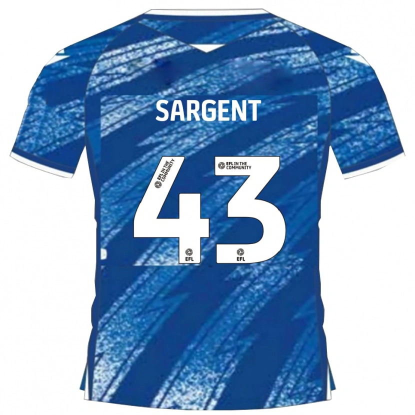 Danxen Kinder Stan Sargent #43 Blau Weiß Heimtrikot Trikot 2025/26 T-Shirt Österreich