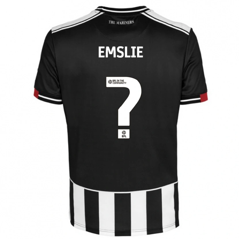 Danxen Kinder Abbie Emslie #0 Schwarz Weiß Rot Heimtrikot Trikot 2025/26 T-Shirt Österreich