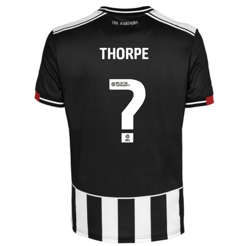 Danxen Kinder Chloe Thorpe #0 Schwarz Weiß Rot Heimtrikot Trikot 2025/26 T-Shirt Österreich