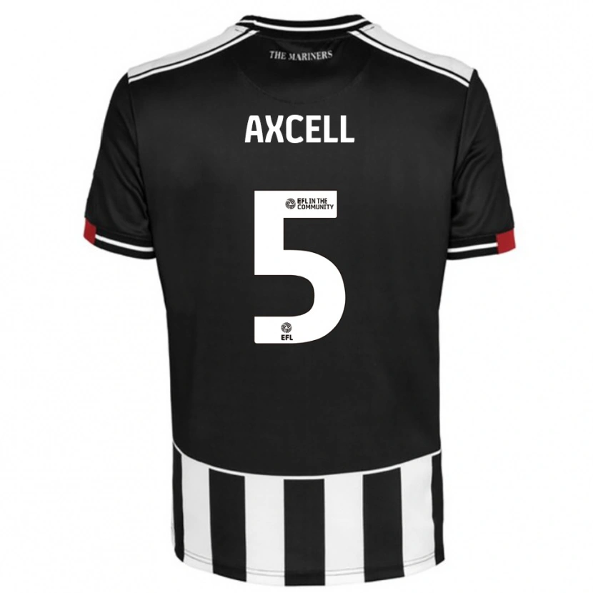 Danxen Kinder Finley Axcell #5 Schwarz Weiß Rot Heimtrikot Trikot 2025/26 T-Shirt Österreich