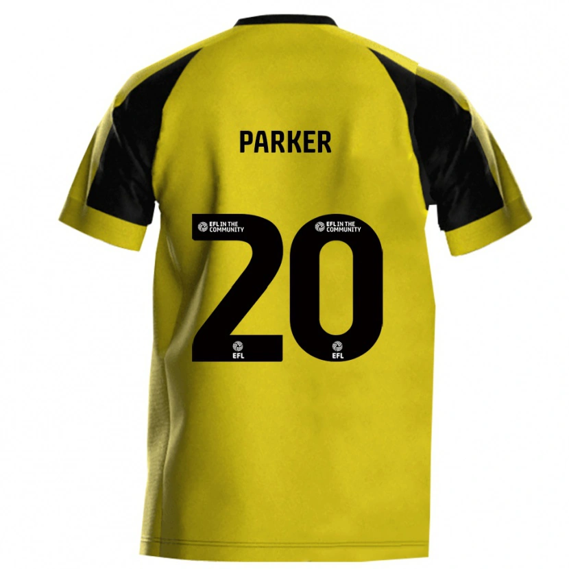 Danxen Kinder Charley Parker #20 Gelb Grau Heimtrikot Trikot 2025/26 T-Shirt Österreich