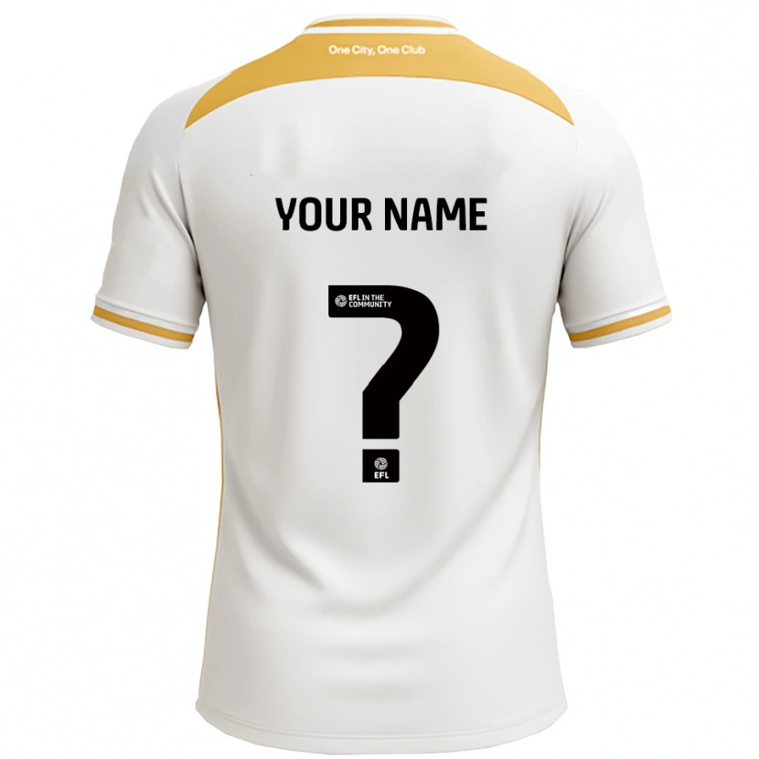 Danxen Kinder Ihren Namen #0 Weiß Gold Heimtrikot Trikot 2025/26 T-Shirt Österreich