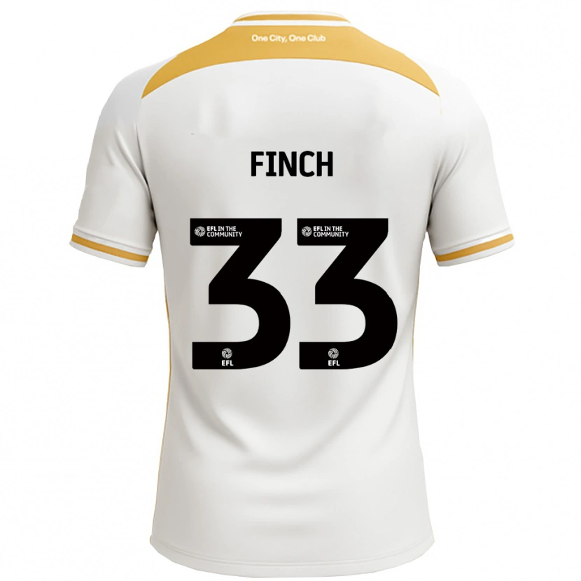 Danxen Kinder Tom Finch #33 Weiß Gold Heimtrikot Trikot 2025/26 T-Shirt Österreich