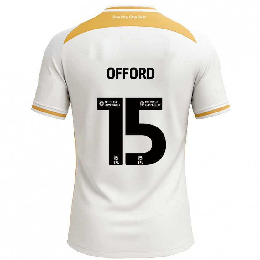 Danxen Kinder Luke Offord #15 Weiß Gold Heimtrikot Trikot 2025/26 T-Shirt Österreich