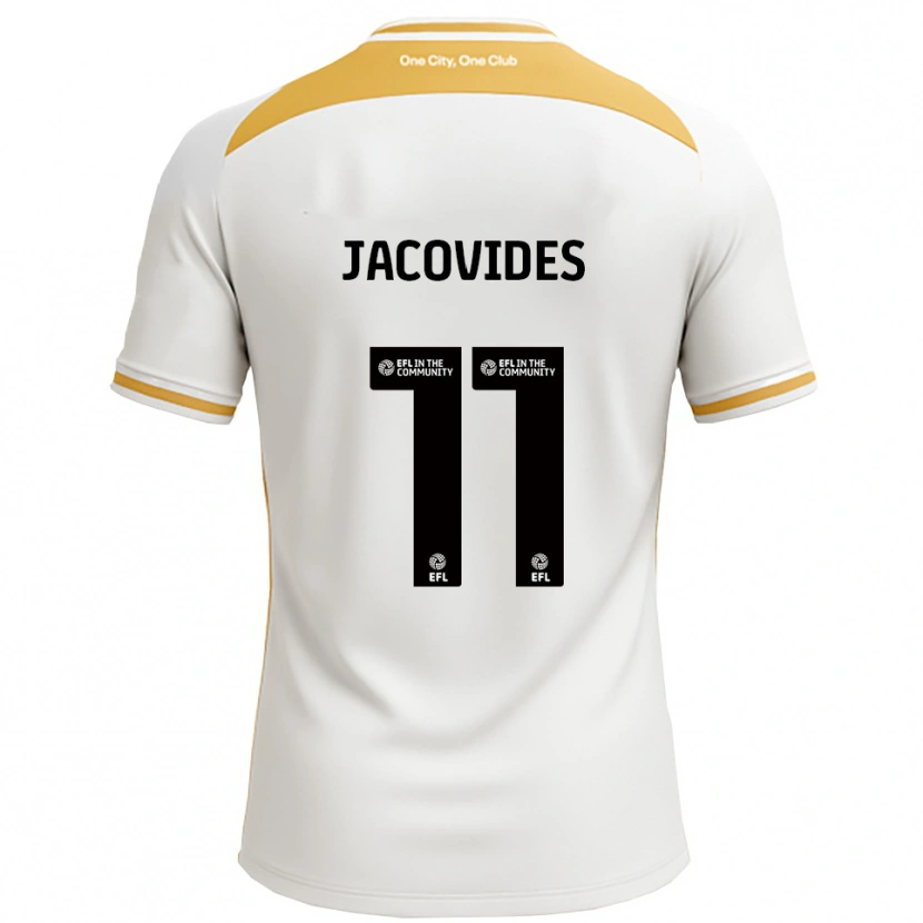 Danxen Kinder Annaliese Jacovides #11 Weiß Gold Heimtrikot Trikot 2025/26 T-Shirt Österreich