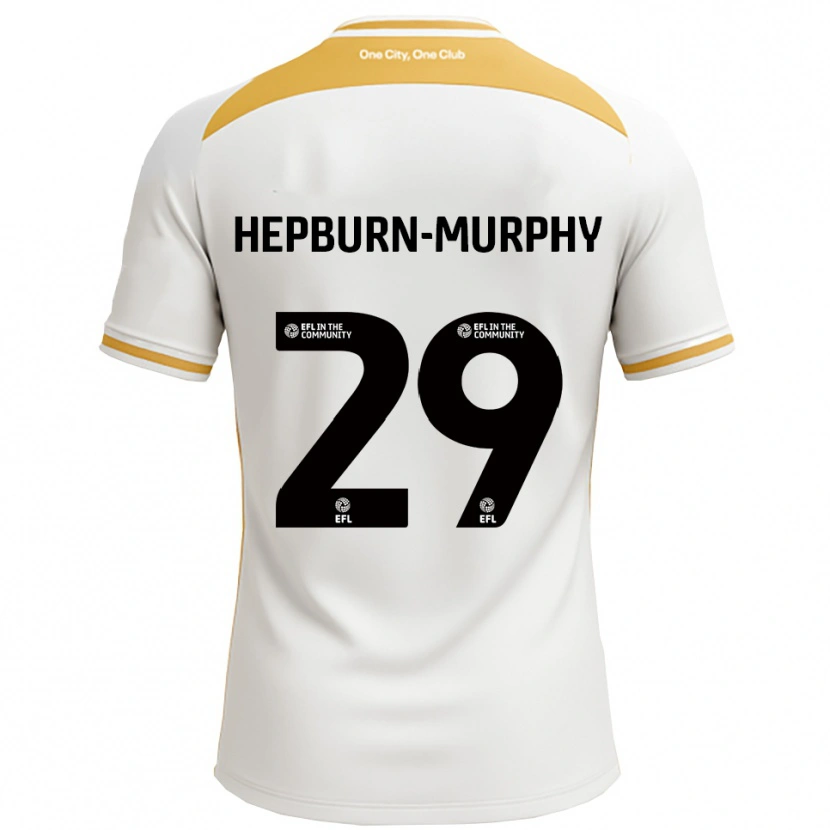 Danxen Kinder Rushian Hepburn-Murphy #29 Weiß Gold Heimtrikot Trikot 2025/26 T-Shirt Österreich