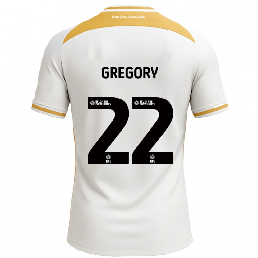 Danxen Kinder Mia Gregory #22 Weiß Gold Heimtrikot Trikot 2025/26 T-Shirt Österreich