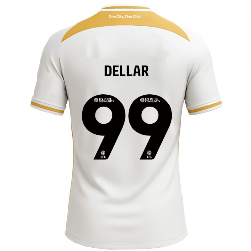 Danxen Kinder Megan Dellar #99 Weiß Gold Heimtrikot Trikot 2025/26 T-Shirt Österreich