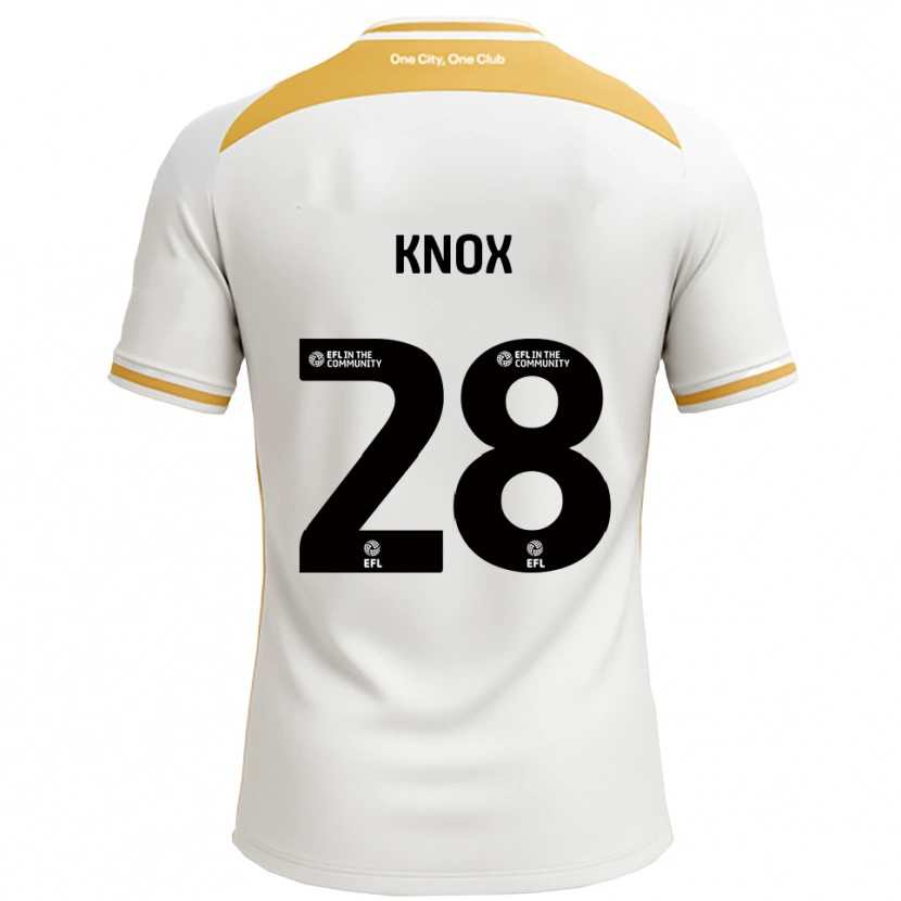 Danxen Kinder Mollie Knox #28 Weiß Gold Heimtrikot Trikot 2025/26 T-Shirt Österreich