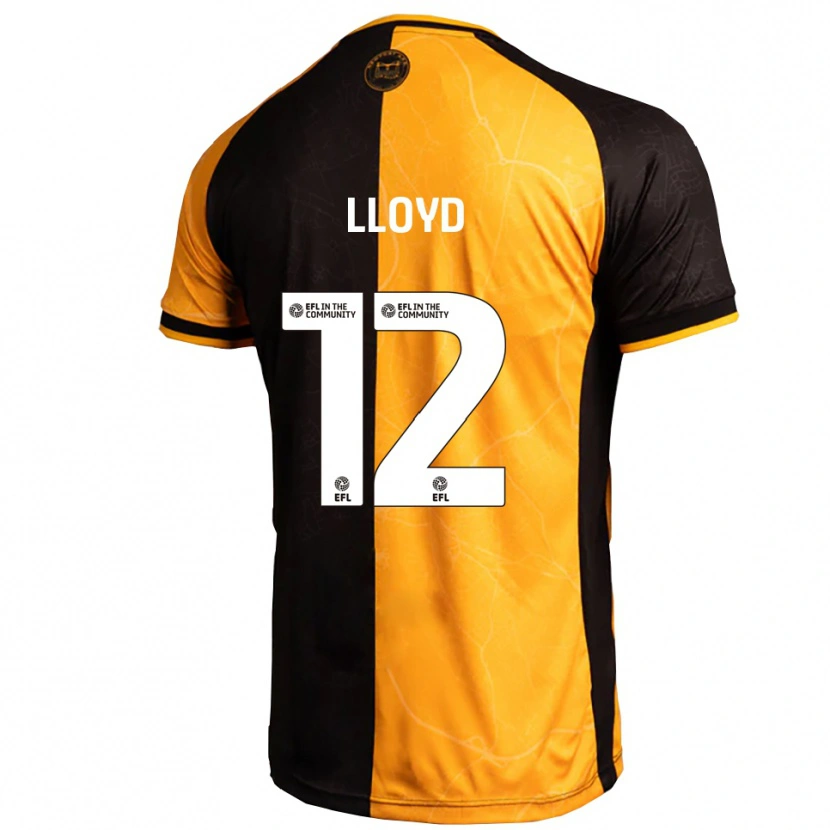 Danxen Kinder Tomos Lloyd #12 Gelb Schwarz Heimtrikot Trikot 2025/26 T-Shirt Österreich