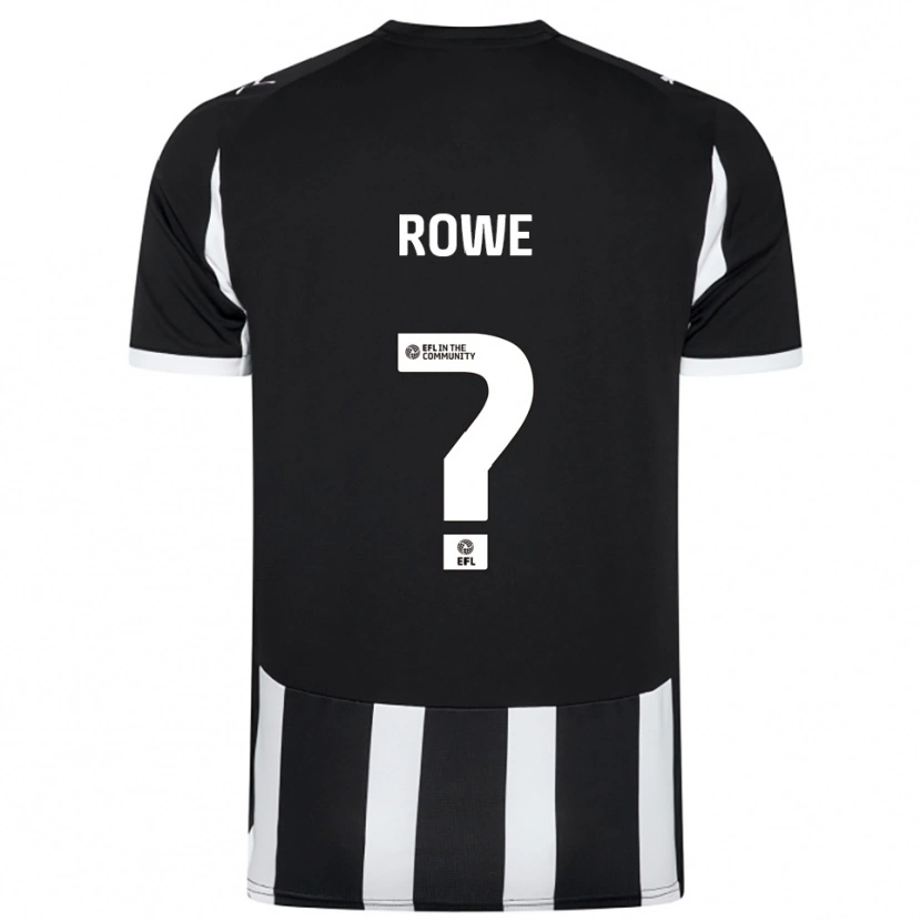 Danxen Kinder Adam Rowe #0 Schwarz Weiß Heimtrikot Trikot 2025/26 T-Shirt Österreich