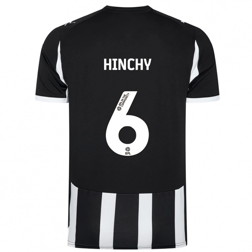 Danxen Kinder Jack Hinchy #6 Schwarz Weiß Heimtrikot Trikot 2025/26 T-Shirt Österreich
