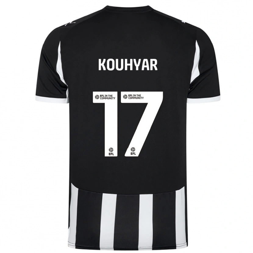 Danxen Kinder Maziar Kouhyar #17 Schwarz Weiß Heimtrikot Trikot 2025/26 T-Shirt Österreich