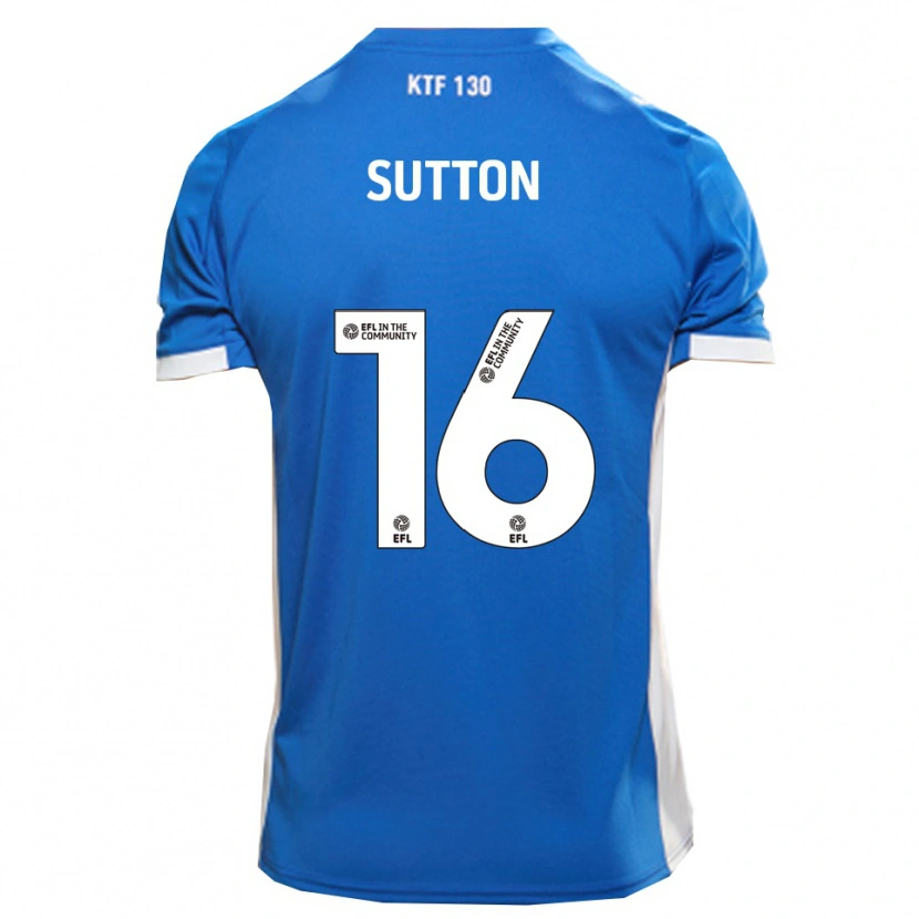 Danxen Kinder Will Sutton #16 Blau Weiß Heimtrikot Trikot 2025/26 T-Shirt Österreich