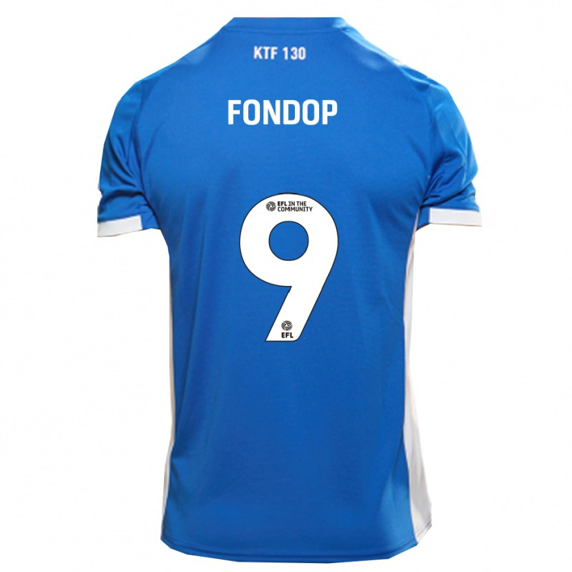Danxen Kinder Mike Fondop #9 Blau Weiß Heimtrikot Trikot 2025/26 T-Shirt Österreich